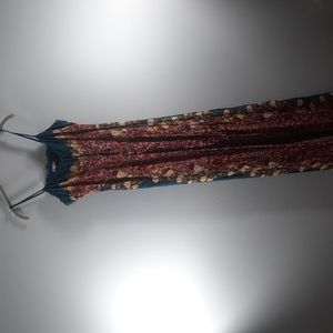 NWT Free People multicolor floral maxi dress Sz M